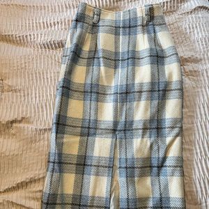 Vintage plaid skirt
